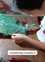 آموزش مهندسی و لحیم کاری به دانش آموزان