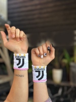 مچ بند ورزشی سفید صورتی, مشکی